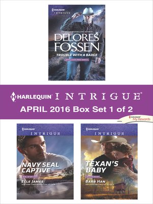 cover image of Harlequin Intrigue April 2016, Box Set 1 of 2